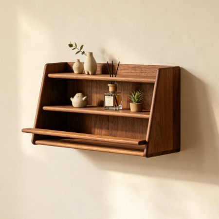 Vintage Wooden Wall Shelf